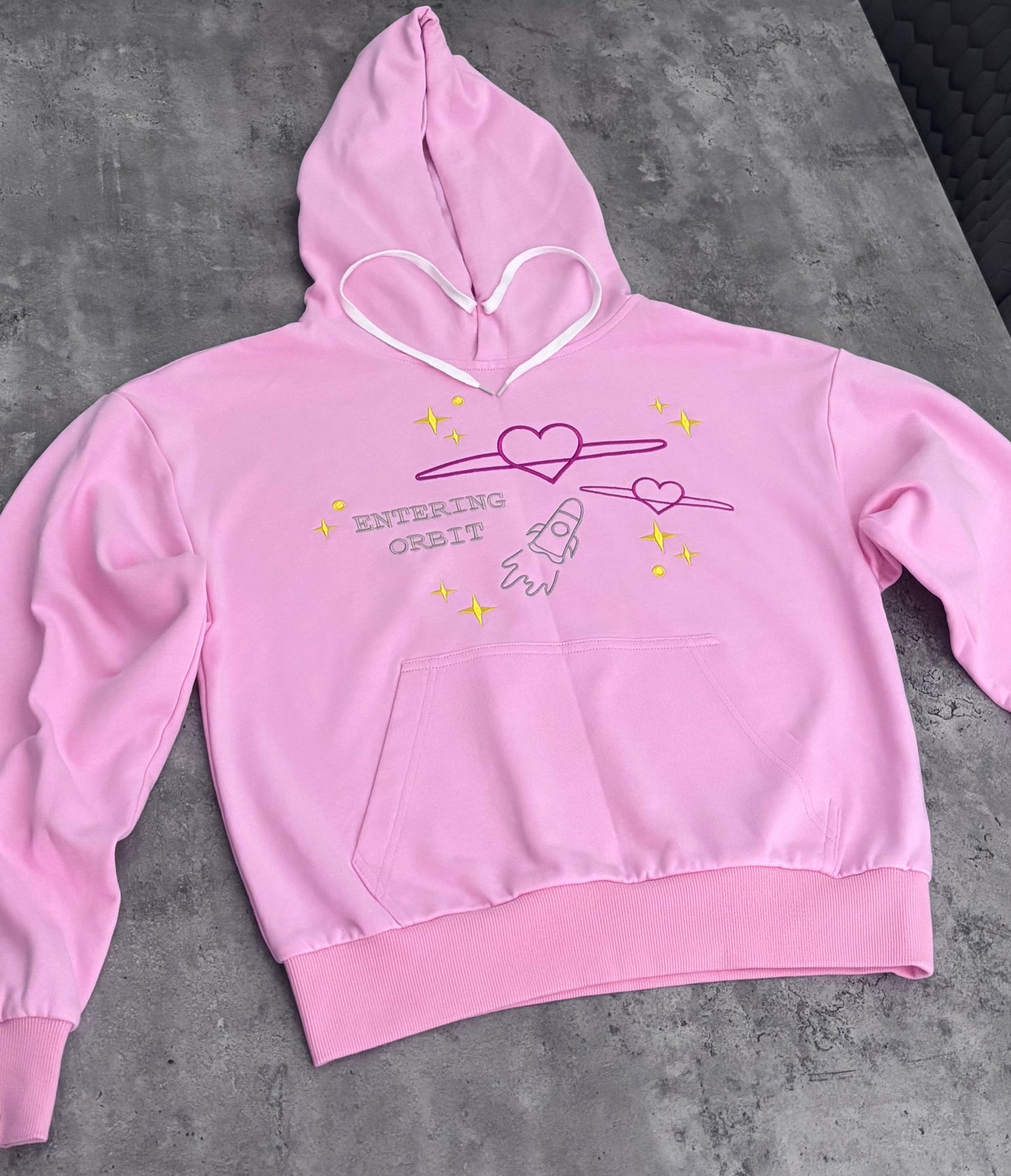 Pink 'Entering Orbit' hoodie