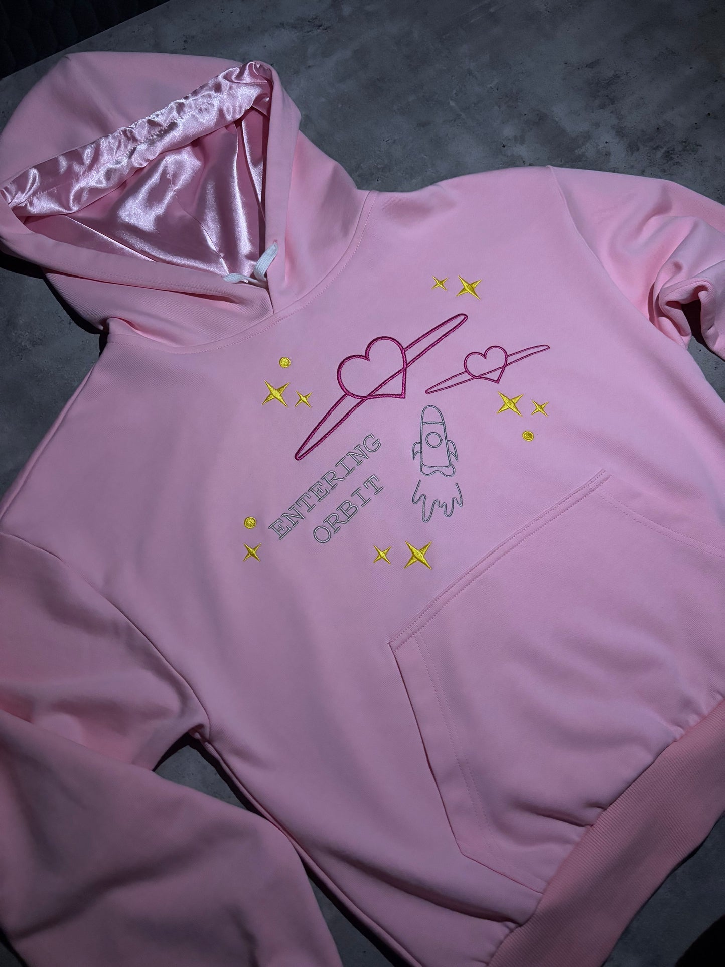 Pink 'Entering Orbit' hoodie