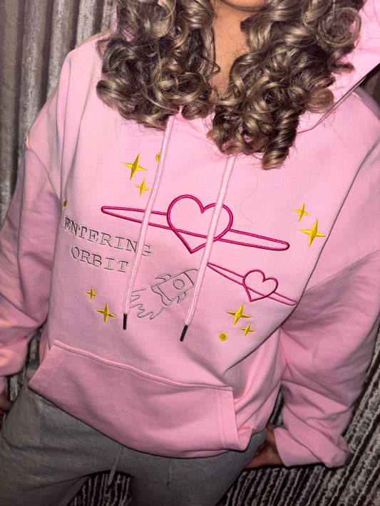 Pink 'Entering Orbit' hoodie